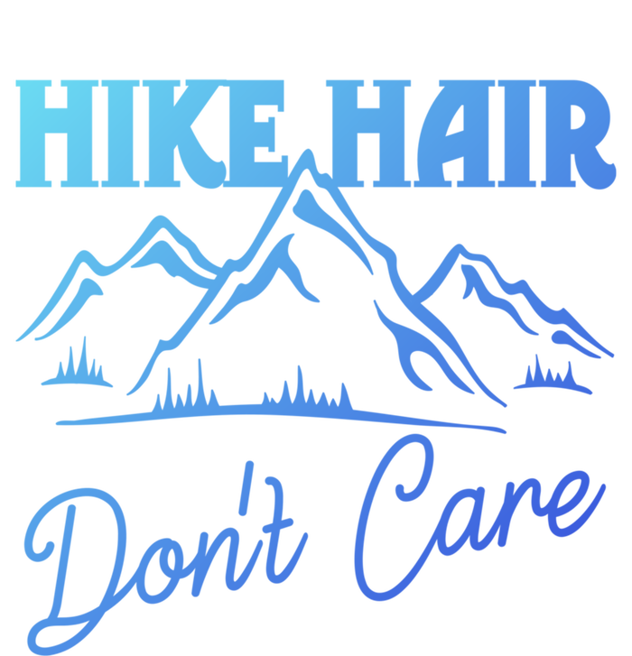 Hike Hair Dont Care Hiker Hiking Camping Nature Lover Gift Striped Beanie with Solid Band