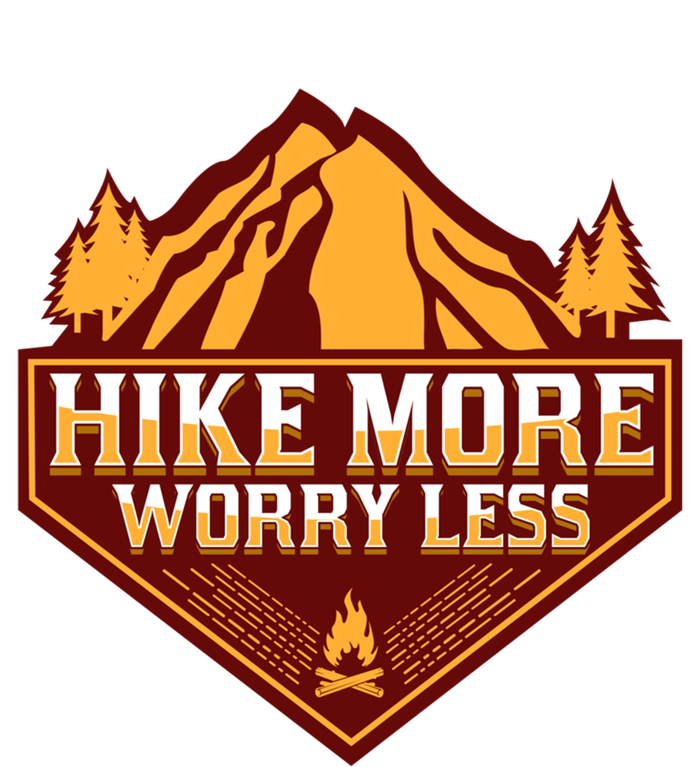 Hike More Worry Less Gift For Hikers Funny Hiking Camping Cool Gift Tank Top