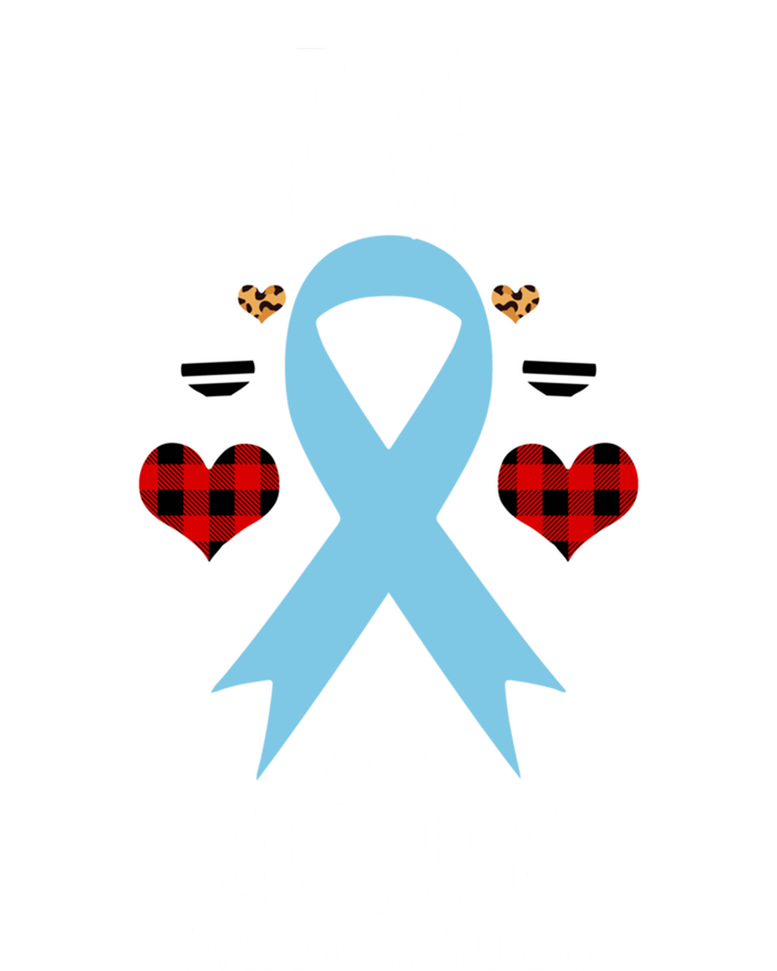 Lipedema Awareness Teach Ribbon Love Hope Inspire Gift T-Shirt