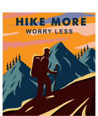 Hike More Worry Less Camping Gift T-Shirt