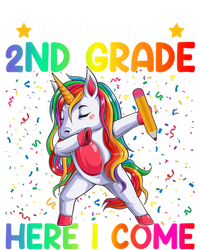 Look Out Second Grade Here I Come Unicorn Dabbing 2Nd Grader Cool Gift T-Shirt