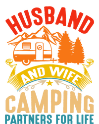 Husband And Wife Camping Partners For Life Camper Camping Gift Tall T-Shirt