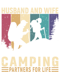 Husband And Wife Camping Partners For Life Funny Gift T-Shirt