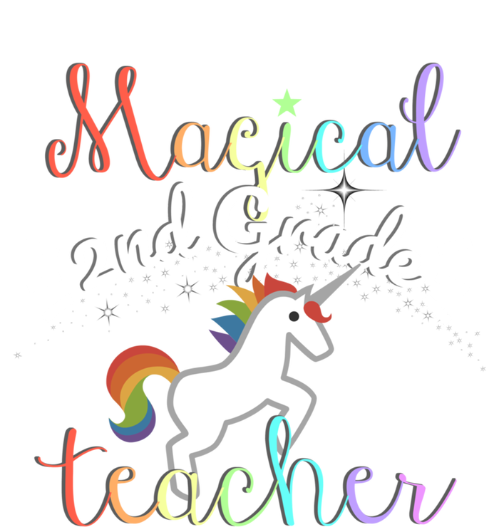 Magical 2Nd Grade Teacher Rainbow Unicorn Second Grade Gift T-Shirt