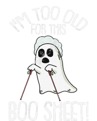 Im Too Old For This Boo Sheet Lazy Halloween Costume Ghost Sweatshirt Ceramic Bell Ornament