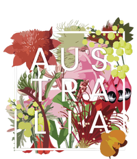 Flowers Of Australia Word Art Australian Pride T-Shirt