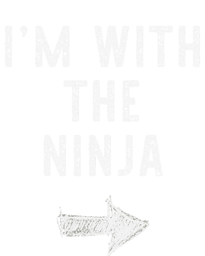 Im With The Ninja Costume Halloween Matching Couple T-Shirt