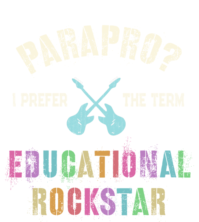 Parapro Team I Prefer The Term Educational Rockstar Funny Funny Gift Mousepad