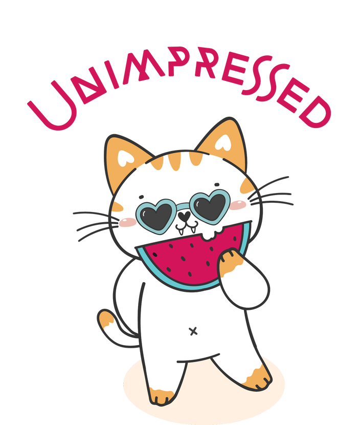 Unimpressed Funny Angry Cat T-Shirt