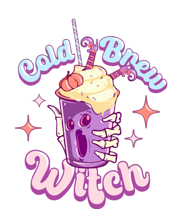 Witch Brew Witchy Skeleton Hand And Halloween Latte Gift Ladies PosiCharge Competitor Racerback Tank