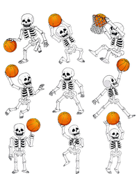 Halloween Basketball Skeletons Dunking Dribble Women's T-Shirt