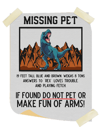 Missing Pet Dinosaur T Rex Lover Funny Halloween Costume T-Shirt