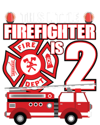 Kids 2 Year Old Firefighter Birthday Party Fire Truck 2nd Gift Mesh Reversible Basketball Jersey Tank