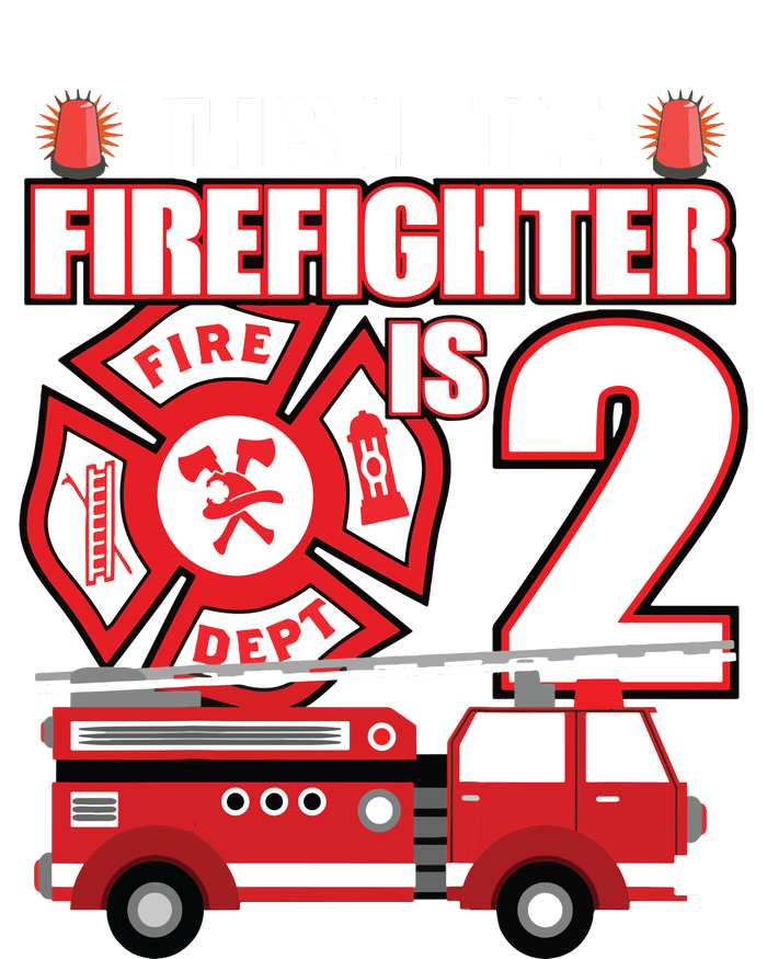 Kids 2 Year Old Firefighter Birthday Party Fire Truck 2nd Gift Mesh Reversible Basketball Jersey Tank