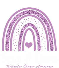 Find A Cure Testicular Cancer Awareness Day Rainbow Warrior Meaningful Gift T-Shirt