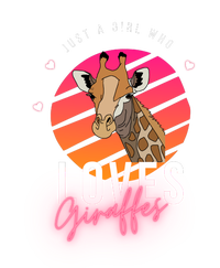 Vintage Just A Girl Who Loves Giraffes For Animal Lover Ladies Essential Tank