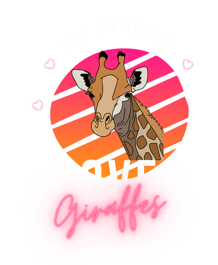 Vintage Just A Girl Who Loves Giraffes For Animal Lover Ladies Essential Tank