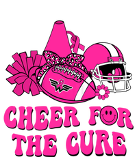 Groovy Cheer For The Cure Football Breast Cancer Support Gift Coaster