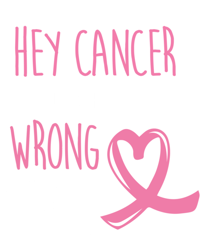 Hey Cancer You Picked The Wrong Chick Breast Cancer Gift Mousepad