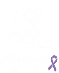 Hodgkin Lymphoma Awareness Purple Ribbon Wife Mom Fighter Gift T-Shirt