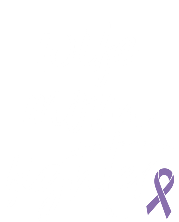 Hodgkin Lymphoma Awareness Purple Ribbon Wife Mom Fighter Gift T-Shirt