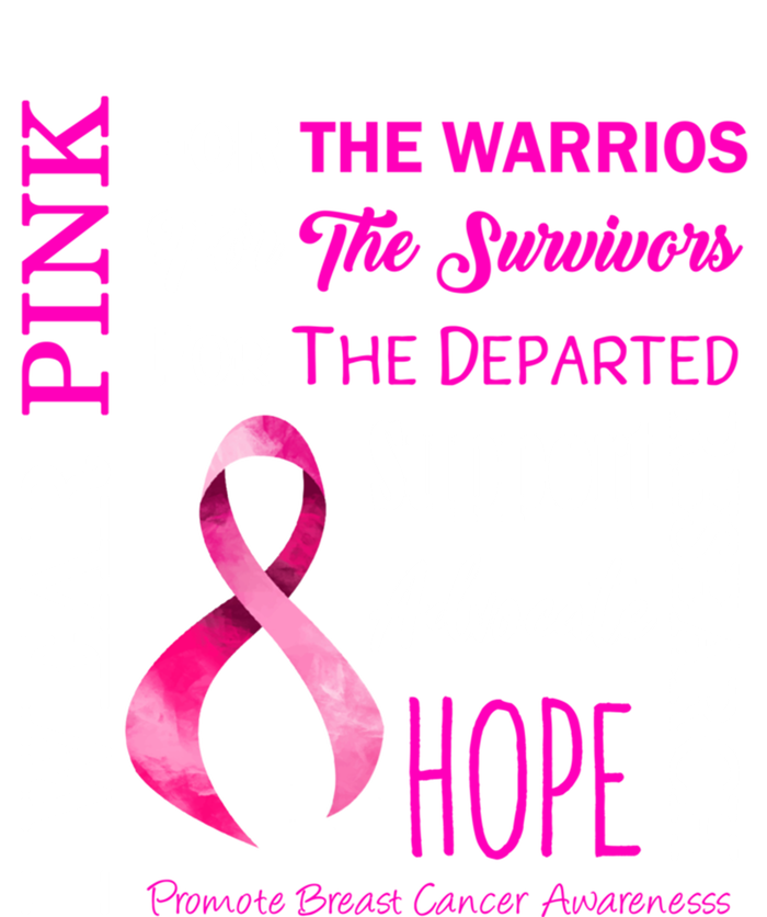 I Wear Pink Breast Cancer Awareness Support Motivation Great Gift Coaster