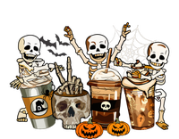 Men Womens Funny Skeleton Horror Coffee Halloween Costumes Gift T-Shirt