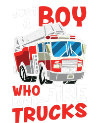 Kids Firefighter Just A Boy Who Loves Fire Trucks Tie-Dye T-Shirt