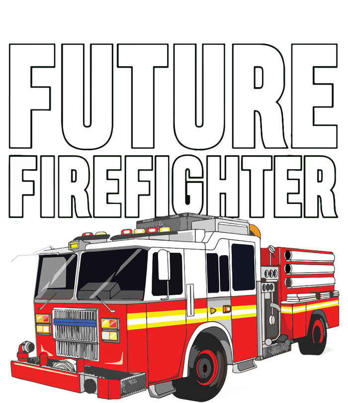 Kids Future Firefighter Fire Truck Theme Birthday Boy T-Shirt