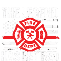 The Legend Has Retired Firefighter Retirement Party Gift T-Shirt