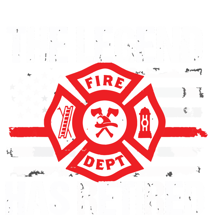 The Legend Has Retired Firefighter Retirement Party Gift T-Shirt