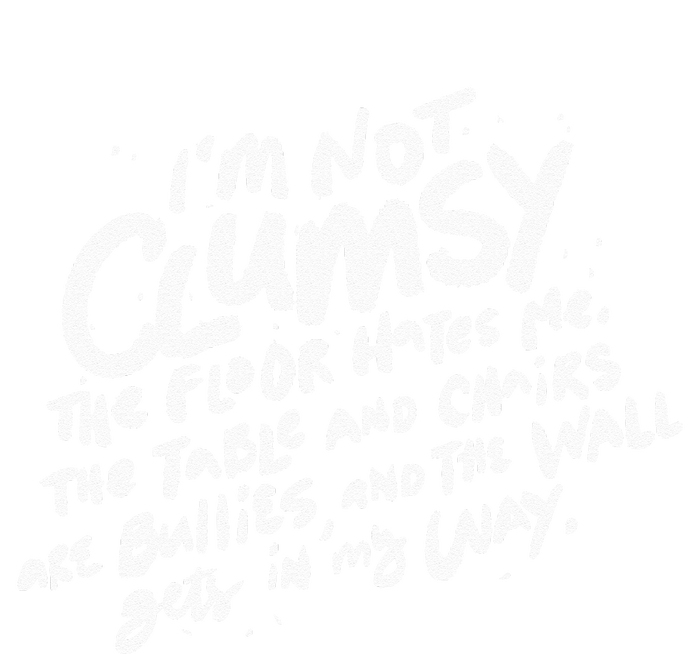 Im Not Clumsy The Floor Hates Me Funny Quote Humor Saying Sustainable Knit Beanie