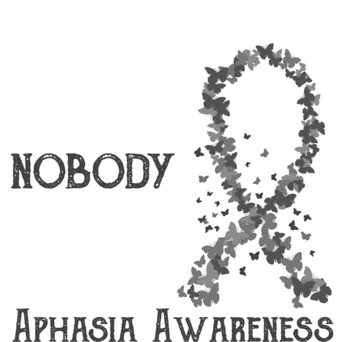 In This Family Nobody Fights Alone Aphasia Gift T-Shirt