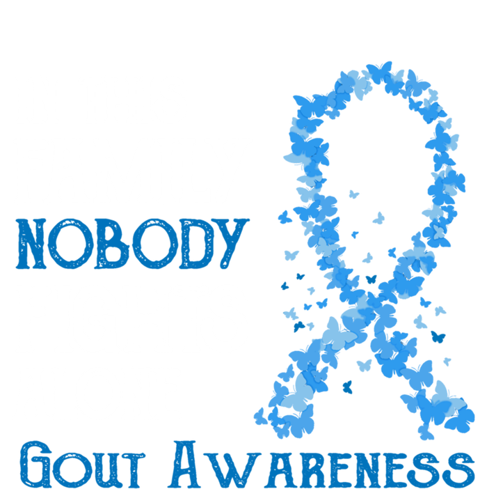 In This Family Nobody Fights Alone Gout Gift T-Shirt