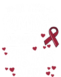 In This Family Nobody Fights Alone Hegioma Awareness Gift Canvas