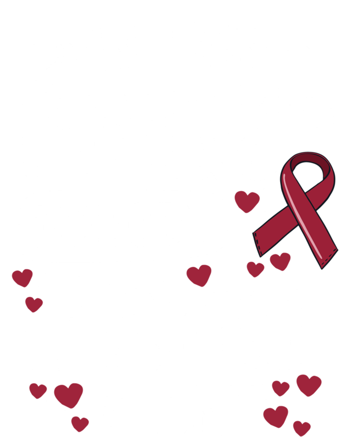 In This Family Nobody Fights Alone Hegioma Awareness Gift Canvas