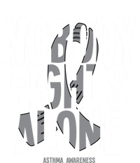 Nobody Fights Alone Asthma Awareness Cute Gift Women's T-Shirt