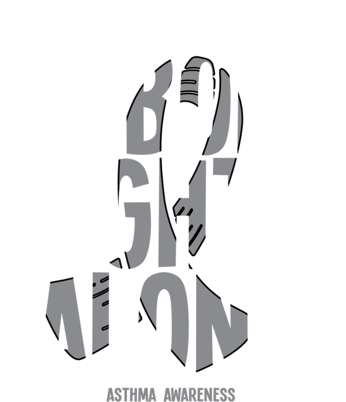 Nobody Fights Alone Asthma Awareness Cute Gift Women's T-Shirt