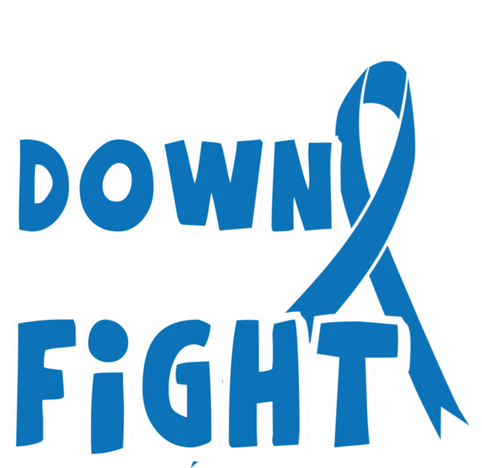 Not Going Down Colon Cancer Awareness Ribbon Funny Gift Great Gift Zip Tote Bag