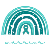 Ovarian Cancer Teal Ribbon Ovarian Cancer Warrior Gift T-Shirt