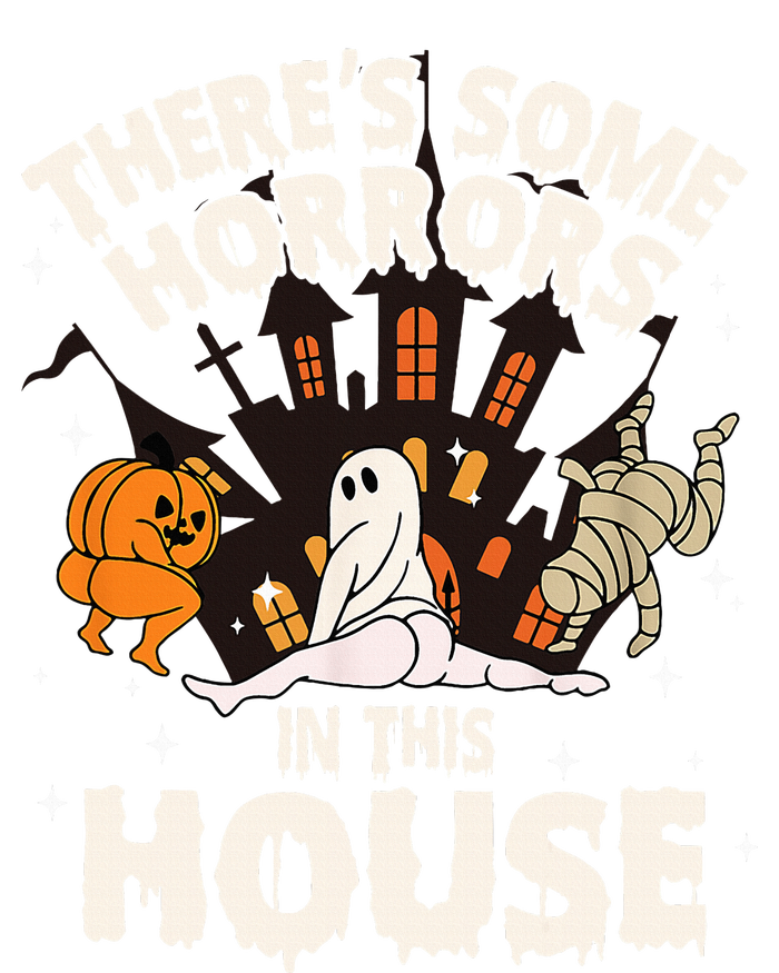 Theres Some Horrors In This House Pumpkin Ghost Halloween T-Shirt