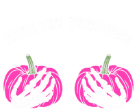 Save The Pumpkins Funny Halloween Breast Cancer Great Gift Kids Tie-Dye T-Shirt