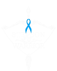 Stepson Of A Warrior Prostate Cancer Awareness Support Squad Gift Women's V-Neck T-Shirt