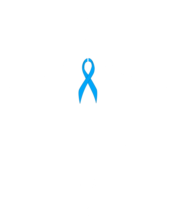 Stepson Of A Warrior Prostate Cancer Awareness Support Squad Gift Women's V-Neck T-Shirt