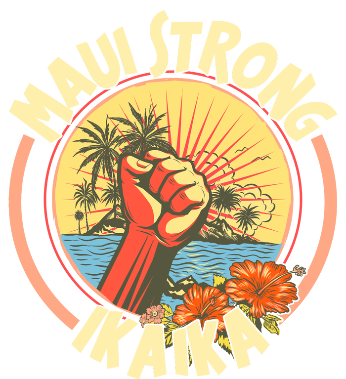 Maui Strong Ikaika Hawaii Enza Ladies Jersey Football T-Shirt