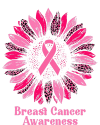 Sunflower Pink Ribbon Breast Cancer Awareness T-Shirt