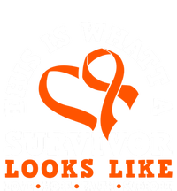 This Is What A Survivor Looks Like Leukemia Warrior Cool Gift T-Shirt