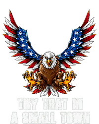 Eagle American Flag Vintage Retro Try That In My Town Kids T-Shirt