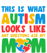 This Is What Autism Looks Like Any Questions Ask My Mom Gift Coaster