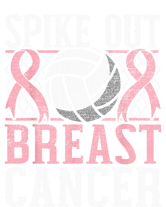 Spike Out Breast Cancer Volleyball Breast Cancer Awareness Pajama Set